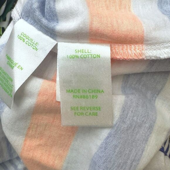 Lilly Pulitzer Beacon T-Shirt Dress - Bomber Blue Exotic Garden - Size Small - Picture 7 of 7